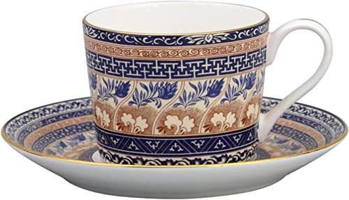 Kaffeetassen, klassisches Retro-Design, britisches Nachmittagstee-Set, Kaffeetasse und Untertasse aus Knochenporzellan, leichte, luxuriöse, traditionelle Teetasse, bestes Tee-Set, Sammler, 100 ml,