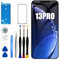 DTD iPhone 13 Pro LCD 6.1 Screen Replacement for iPhone 13 Pro, Display for iPhone 13 Pro with Repair Kit, Compatible with A2638, A2483, A2636, A2639, A2640