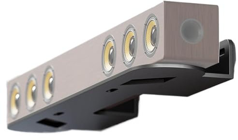 Tuxuseo Soundbar Wandhalterung, Soundbarmontage für Wand,Unter TV -Soundbar -Montage -Klammer | Fernbedienung schwimmender Rack für Wohnzimmer, Speicherhalter für Kohlenstoffstahllautsprecher