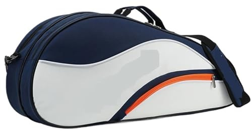 UALXPAO Schlägertasche for bis zu 4 Badmintonschläger, Sporthandtasche mit Schuhfach for Damen und Herren für das Spielfeld, das Spiel