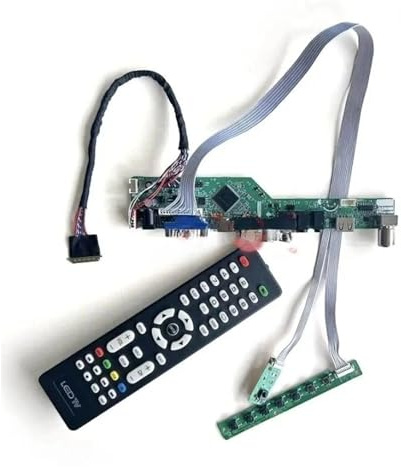 QPOGRMJR for HT156WXB-100 HB156WX1-100/200 Controller Driver Board 15,6 TV Analog 1366x768 USB + AV + VGA + HDMI Laptop Matrix LVDS 40 Pin Kit(for HB156WX1-500)