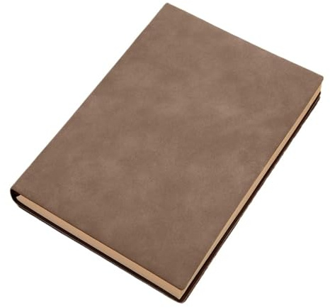 Generisch Mini-Notebook A5 Mehrfarbiges großes, beliebtes Retro-Schreibtischbuch aus Schaffell for das Büro, Aufnahmeprüfung for Postgraduierte(Chocolate)