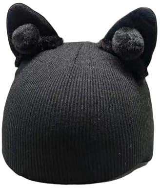 KESOTO Skihelm Überzug Strick Helmhülle Cartoon Ohrenschutz Elastisch Stilvoll Komfortabel für Damen Erwachsene Snowboard Skifahren Outdoor Winteraktivitäten