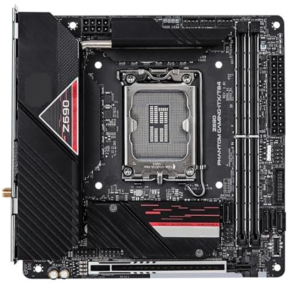 Z690 Phantom Gaming-ITX/TB4 Gaming-ITX Z690 MINI ITX Motherboard LGA 1700 DDR5 96GB 6E support 14900 14400
