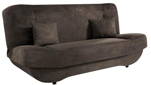 Mirjan24 Sofa Pinto mit Bettkasten und Schlaffunktion, Schlafsofa, Farb- und Materialauswahl, Wohnlandschaft, Couch vom Hersteller, Schlafcouch (Lumo 40)