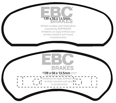 EBC Brakes DP41527R Yellow stuff Brake Pads