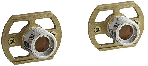 Nuie A315 ǀ Modern Bathroom Shower Fixing Fast Fit Brackets for Bar Thermostats, 48mm x 50mm, Chrome