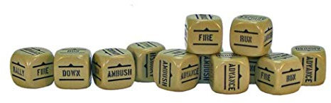 Warlord Games WGB-DICE-12 Accessories, Sand