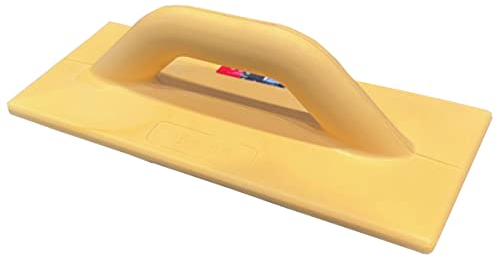 Toolzone Rigid Poly Plastering Floats - 150mm x 350mm - Lightweight Float with Ergonomic Handle - Easy to Clean