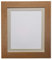 FRAMES BY POST Metro Bilderrahmen, Eiche, Passepartout, Kunststoffglas, 76,2 x 61 cm, für Bildgröße 61 x 45,7 cm, Hellgraue Halterung, 30 x 24 for Pic Size 24 x 18