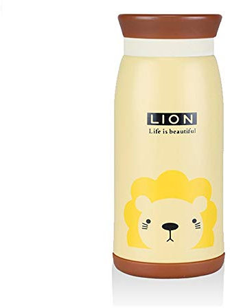 KKBWB Termo Taza Taza Termal Animal Thermos Cup Para Mujeres Niños Botella De Agua Garrafa Termica, 350Ml, Como Se Muestra