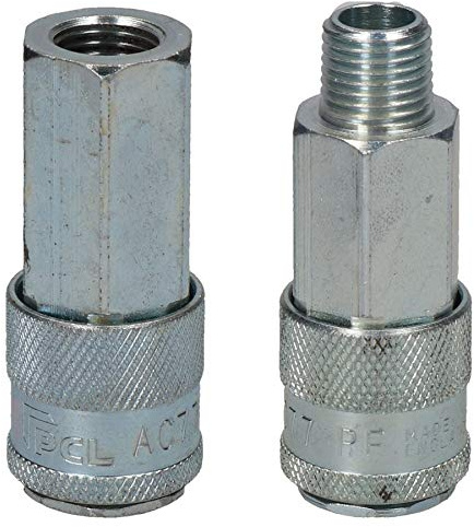 Schrader Profile 17 Series Female Coupler 1/4 BSP Threads PF Air Line Hose PCL