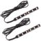 Kinstecks ​​2 STÜCKE 6 LEDs Motorrad LED Streifen Lichtleiste Blinker Blinker Streifen Lichter Backup Nummernschild Streifen Licht 12 V Universal für Motorräder Geländefahrzeuge Roller Fahrzeuge