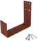 Windhager Blumenkasten-Halter zur fixen Wandmontage, Tragkraft 20 kg, Terracotta, 15 x 13 cm, 05840