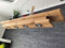 FRIESENLICHT WITTA LED Hängelampe Leuchte Esszimmer Pendelleuchte holz aus massiver Eiche Dimmbar Unikat Handarbeit (120 cm mit 4 Spots) …