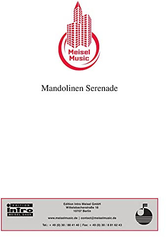 Mandolinen Serenade: as performed by Gina Dobra, Single Songbook