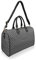 Quenchy London Reisetasche für Wochenende und Übernachtungen – mittlere Größe Urlaub Duffle Bag – Ideales Damen-Trainingsset – Handgepäck Kabinengepäck QL216M, Black Grey Geo, M, Reisetasche