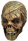 Horror-Mumie Maske des Grauens aus Latex - Erwachsenen Grusel Kostüm Vollmaske - ideal für Halloween, Karneval, Motto- & Grusel-Party