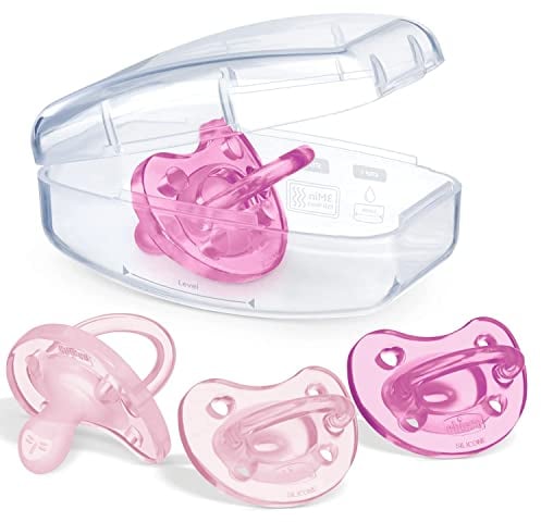 Chicco PhysioForma Soft Sauger aus Silikon für 16-36 Monate, weich und zart, fördert die physiologische Atmung, in Pink, 4Stück