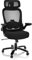 hjh OFFICE XXL Drehstuhl bis 220 kg belastbar Instructor SW I PRO Stuhl Schwerlast Bürostuhl Stoff/Netz Schwarz 691007
