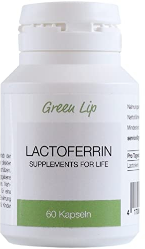 Lactoferrin 250 mg – Hochdosierte 60 Kapseln für 60 Tage | Reines Immunprotein | Made in Germany | Ohne künstliche Zusätze