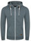 riverso Sweatjacke Herren mit Kapuze Reißverschluss Regular Fit RIVThilo Kapuzenjacke Blau 3XL, Größe:3XL, Farbe:Turbid Blue