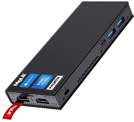 Mele PCG02 Pro Mini PC Stick Celeron N5105 (fino a 2,9GHz) 8GB 256GB Micro Computer Fanless Small Desktop con Gigabit Ethernet 2.4G/5G, BT5.1, doppio HDMI 4K, VESA