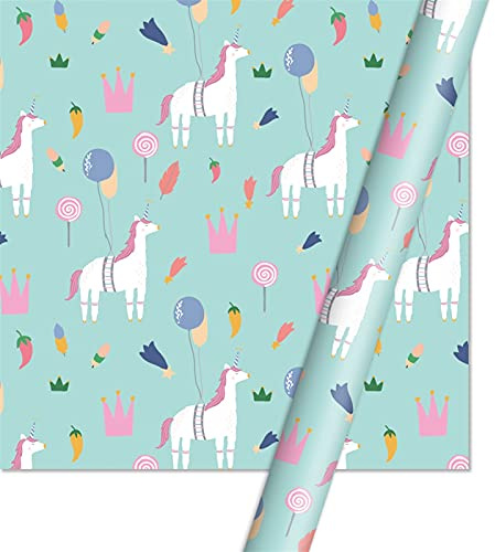 Geschenkpapier Rolle 10 stücke Kaktus Alpaka Druck Cartoon Handwerk Papiere Geschenk Geschenkpapiere (Color : N2)