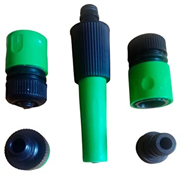 5pc Hose Connector Set Garden Pipe Tap Connection Set Fitting Adapter Hose Lock