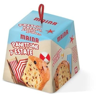 Maina Panettone d'estate con canditi e uvetta 750g Aspettando il Natale con Dolcezza e senza rinunciare al panettone in Estate!
