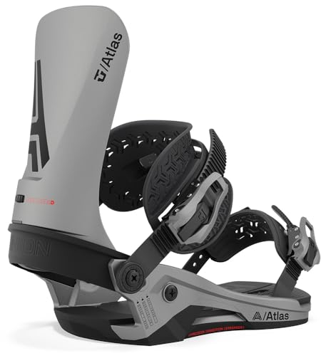 Union Atlas Herren Snowboardbindung, M, Metallic Silver