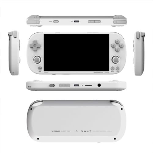 TRIMUI Smart PRO - Consola de juegos portátil de 5 pulgadas preinstalada más de 14300 juegos, sistema Linux de 256 G, procesador A133P, consola de juegos retro, 5000 mAh