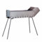 Mistermoby Fornacella Barbecue Canaletta per Arrosticini, Spiedini, Salsicce, Souvlaki, Kebab, pesce, pane - 40 CM con becco da 10 cm - Made in Italy - Artigianale e Compatta