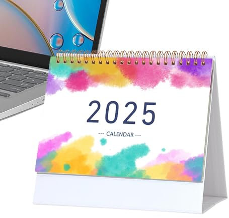 Kalender für 18 Monate, Schreibtischunterlage, Kalender 2024–2025, Juli 2024 bis Dezember 2025, Tischkalender mit To-Do-Liste, große linierte Blöcke, Kalender, perfekt für die Schule, Papier für die
