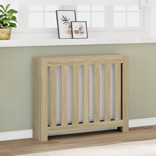 Canditree 104 cm Modern Radiator Cover, Radiator Cabinet, Heater Cover for Living Room Bedroom (Sonoma Oak)