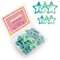 JASVERLIN Fermagli per capelli a forma di stella verde, Y2k, divertenti mollette a scatto a forma di stelle in metallo, graziose e glitterate, accessori per capelli per ragazze, dimensioni assortite,