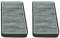 XEDLAMP Filtro abitacolo a 3 fori, for VW, Sagitar CC, for Passat Magotan, for Golf, for Touran, for, for Skoda, for Octavia, filtro aria esterno FT100 Filtro aria abitacolo per auto(Only 2 Filters)