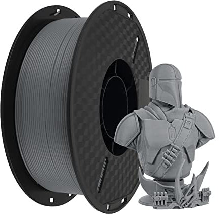 Kingroon 3D -Drucker HS PLA Filament Weiß 1,75 mm hoher Flüssigkeitsdruckmaterial 1 Roll (Grau)