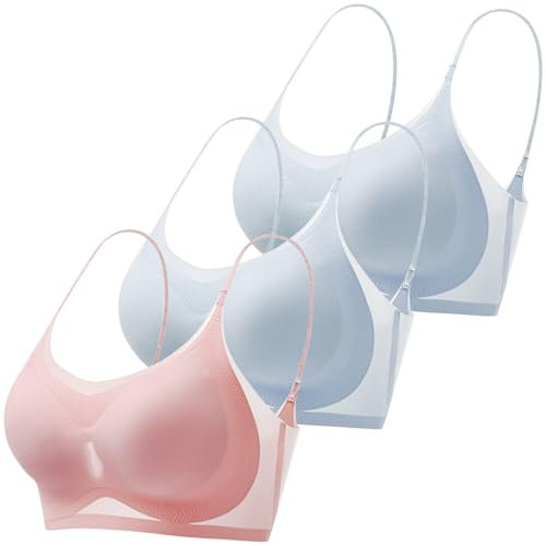 Reggiseni zioni Abbigliamento Fitness Donna Reggiseno Fascia Regiseno A Larga Schiena Nuda Sportivo Carne Danza Color Sportivi Aperti Davanti Comodo Cotone Coppe Silicone Adesivo Super Push