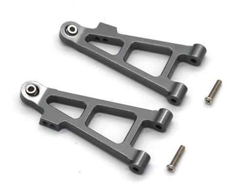 Für MJX 16207 16208 16209 16210 H16 RC Auto Metall Zubehör Front Lower Schaukel Arm Upgrade Ersatz Teile RC Modelle Ersatzteile(Gray)