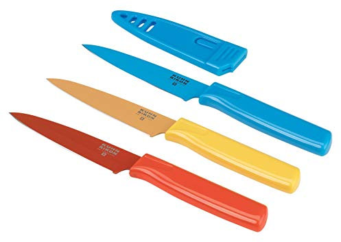 KUHN RIKON Colori Messer 4 D Office Antihaftbeschichtung Set 3