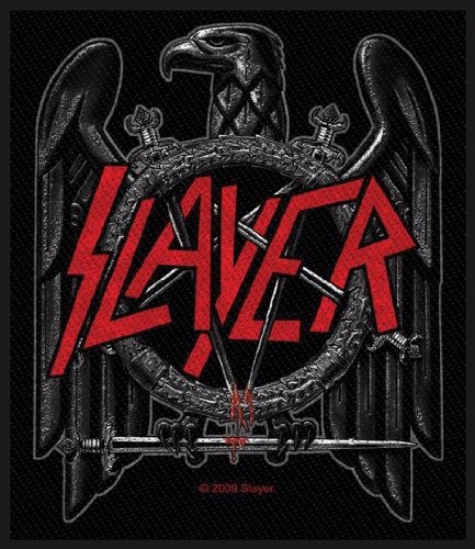 Slayer Aufnäher BLACK EAGLE Aufnäher gewebt