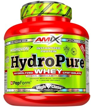 Amix - Hydropure Whey CFM - Dietary Supplement - Performance Enhancement - Contains BCAA Amino Acids - Glutamine Powder - Sports Nutrition - Chocolate Flavor - 1.6 kg Tub