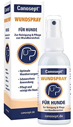Canosept Wundspray für Hunde 75ml - Zur Reinigung und Pflege von Wundbereichen - Optimale Wundversorgung - Stressfreie Anwendung - Von Tierärzten empfohlen