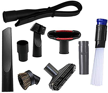 Vacuum Dusty Brush Vacuum Accessories Attachment Flexible Crevice Kit for Standard Hose Set of 8