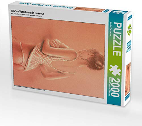 CALVENDO Puzzle Schöne Verführung in Dessous 2000 Teile Puzzle hoch | 2000 Teile Lege-Größe 67 x 90 cm Foto-Puzzle für glückliche Stunden