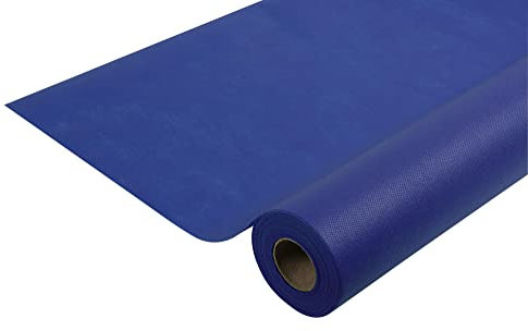 Pronappe Tischdecke R781046I Einweg-Tischdecke aus Spunbond-Vlies Länge 10m Breite 1,20m (pro Rolle) Farbe marineblau Reißfestes, wasserabweisendes und abwischbares Material
