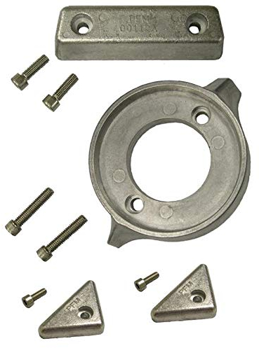Saarwebstore Navalloy Anoden Set Volvo Penta Z-Antriebe 280/290 Duoprop SX DPA DPS Anodenmetall alle Gewässer Süßwasser Salzwasser Anodensatz Größe Volvo Penta 280/290 SP