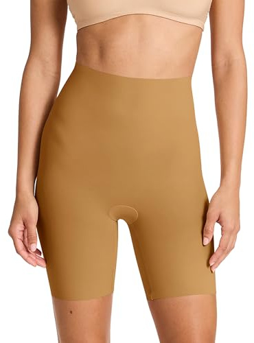 commando - Classic Control Shorts | Shapewear Shorts | Supportive & Smoothing | Soft & Breathable | No Rolling or Riding Up, Caramel, Large