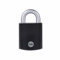 Yale Lucchetto in acciaio temprato di massima sicurezza Y90SB/45/129/1 nero, arco in acciaio indurito al Boro, 3 chiavi